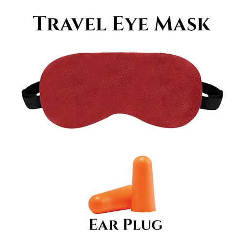 Eye Mask With Ear Plugs Combo