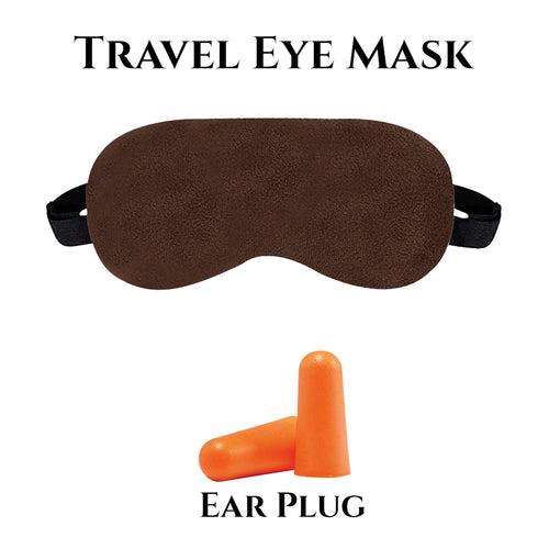 Eye Mask With Ear Plugs Combo