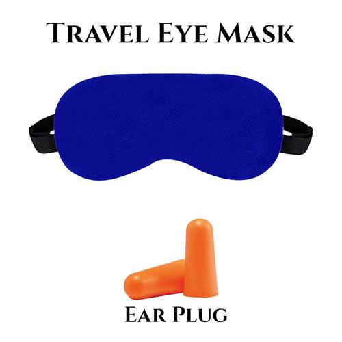 Eye Mask With Ear Plugs Combo