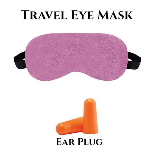 Eye Mask With Ear Plugs Combo