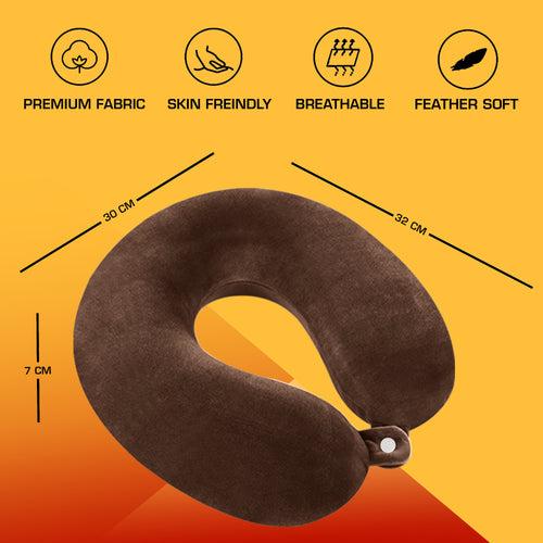 U Shape Neck Pillow With Eye Mask And Ear Phone Case