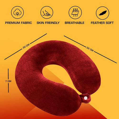 U Shape Neck Pillow With Eye Mask And Ear Phone Case