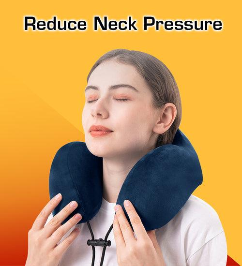 Memory Foam Neck Pillow Comfortable Raised Back Neck Rest Travel Pillow