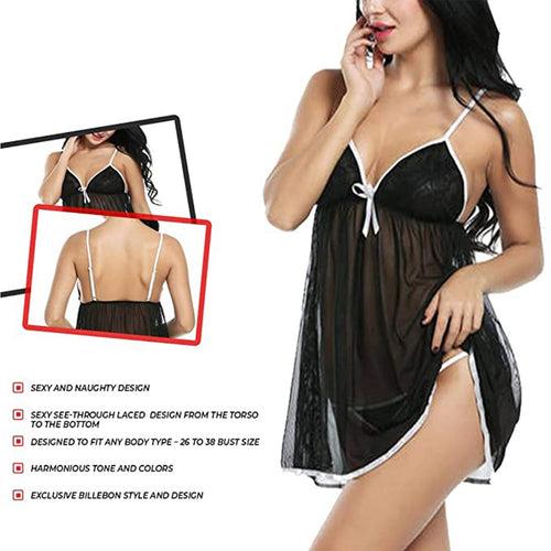 Women Lace Babydoll Lingerie Chemise Sleepwear