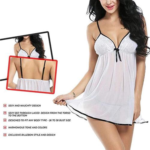 Women Lace Babydoll Lingerie Chemise Sleepwear