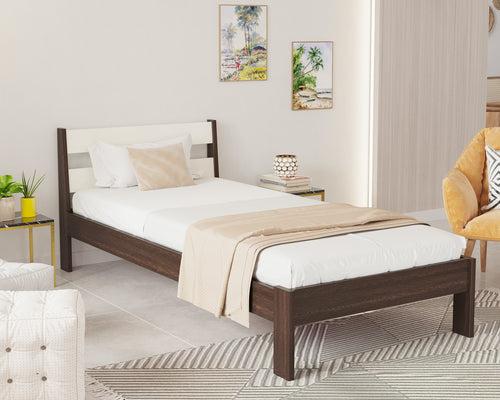 Roverb Single Bed (Premyrr` Range, Walnut & Frosty / Wenge & Frosty, DIY)