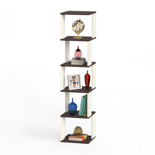 Ellera Standing Shelf (Premyrr range, Walnut & Frosty )