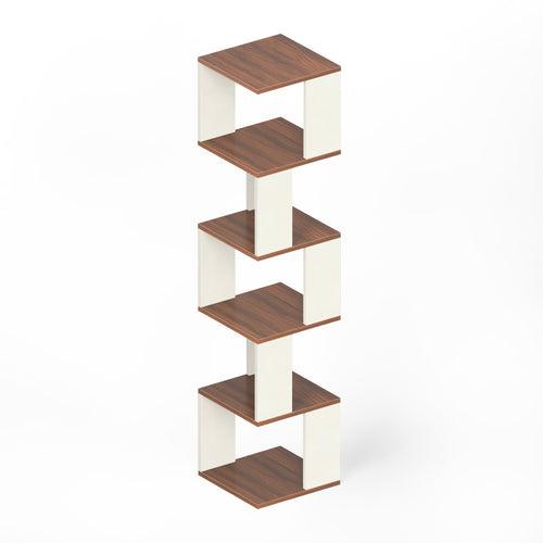 Ellera Standing Shelf (Premyrr range, Walnut & Frosty )