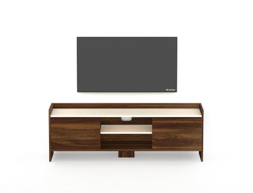 Charley Tv unit (Eessentia Range, Brown Maple & Beige)