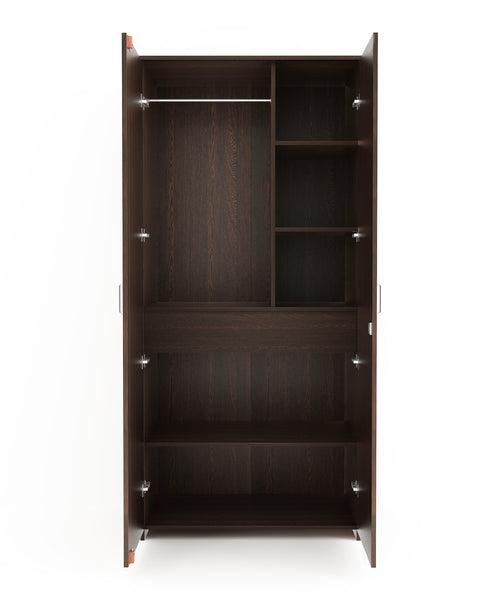 Andrie 2 Door Wardrobe With Mirror