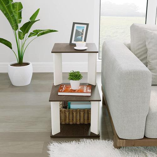 Coras Multipurpose Side Table (Wenge & White)