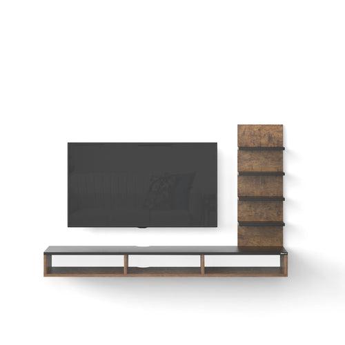 Primax Wild Wood TV Entertainment Wall Unit, ideal for Up to 42"