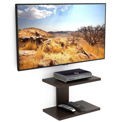 Stellar Plus Tv Wall Unit, Set Top Box Stand Wenge (Up to 32")