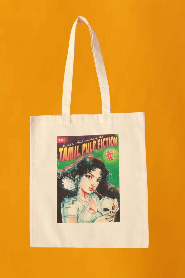 Tamil Pulp Tote - Vampire Lady