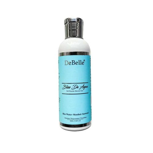 DeBelle Gel Douche Shower Gel | Bliss De Aqua | Rice Water, Seaweed & Menthol | 100 ml