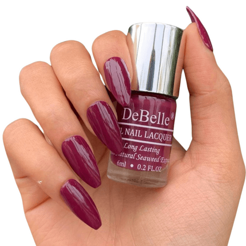 DeBelle Gel Nail Lacquer Carolyn Charisma (Dark Majenta Nail Polish), 6 ml