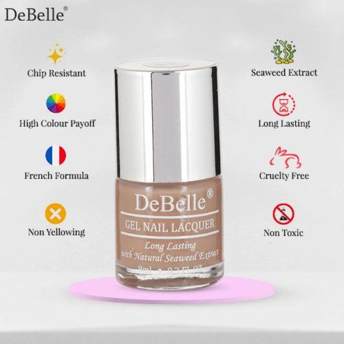 DeBelle Gel Nail Lacquers Coco Bean & Natural Blush