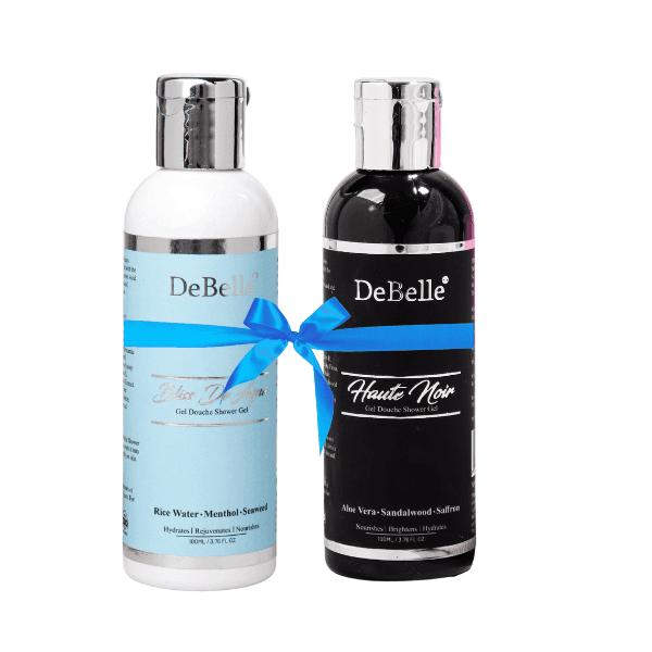 DeBelle Gel Douche Shower Gel Combo of 2 (Haute Noir  & Bliss De Aqua)