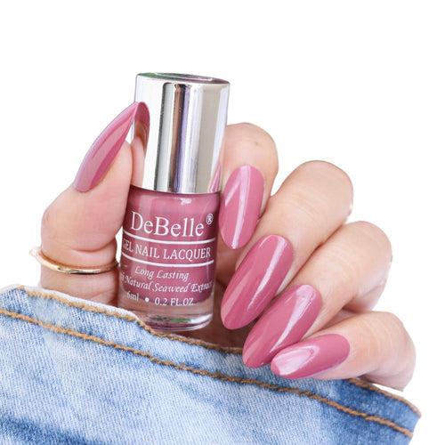 DeBelle Gel Nail Lacquer Magical Misha( Dark Magenta Mauve Nail Polish), 6 ml