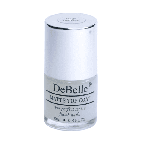 DeBelle Gel Nail Lacquer Majestique Mauve & Matte Top Coat Combo