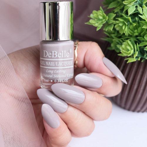 DeBelle Gel Nail Lacquer Natalie Rhapsody (Dark Taupe Nail Polish), 6 ml