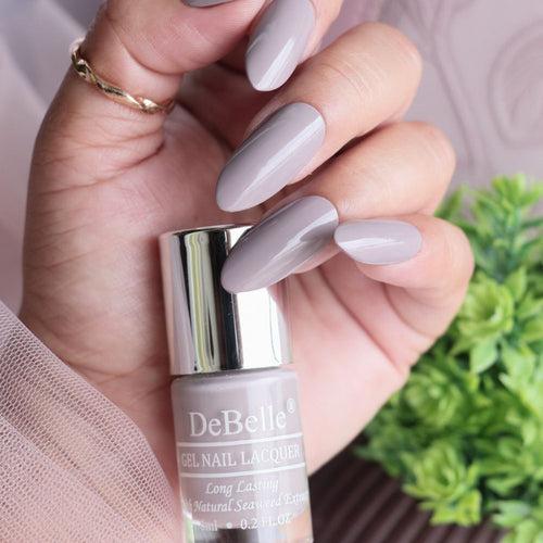 DeBelle Gel Nail Lacquer Natalie Rhapsody (Dark Taupe Nail Polish), 6 ml