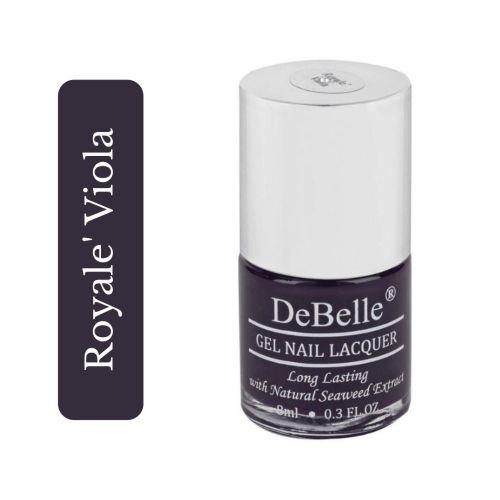 DeBelle Gel Nail Lacquer Royale' Viola - (Dark Violet Nail Color), 8ml