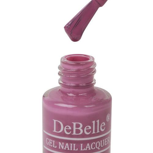 DeBelle Gel Nail Lacquer Flamboyant Florina (Dark Pink Mauve Nail Polish), 6 ml