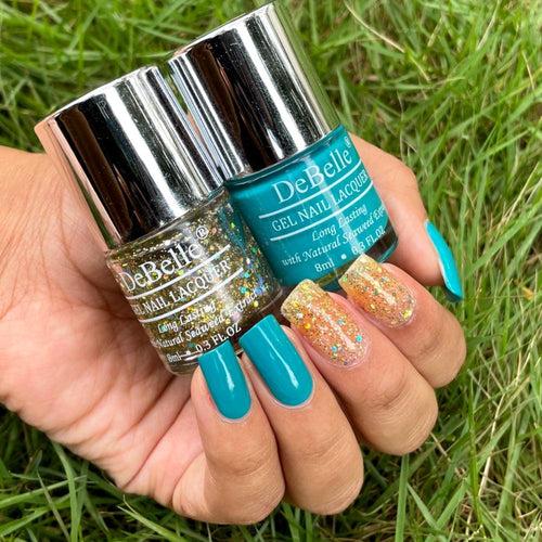 DeBelle Gel Nail Lacquers combo of 2- Galaxia & Royale Cocktail