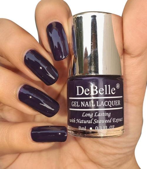 DeBelle Gel Nail Lacquer Royale' Viola - (Dark Violet Nail Color), 8ml