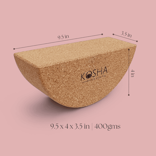 Balance Block: Semi Circle Yoga Brick