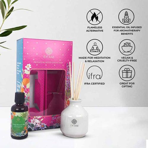 Orange Blossom & Lemongrass Reed Diffuser Set