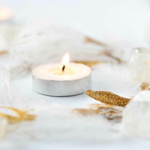 Pack of 6 Tea Light Candles | Orange Blossom & Lemongrass Scent