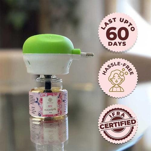 Rose Scented Plug In Air Freshener Kit