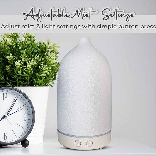 Aroma Diffuser YX-TC-202 White With Free True Joy and Change & Transform Wellness Oils