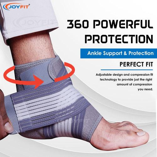 Adjustable Ankle Support Brace with Straps