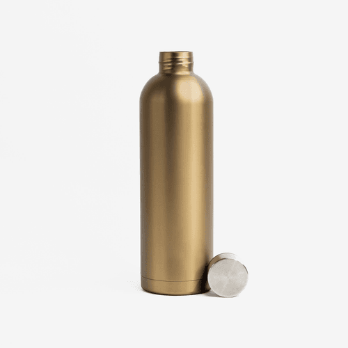 Quench Insulated Water Bottle - Matte Gold