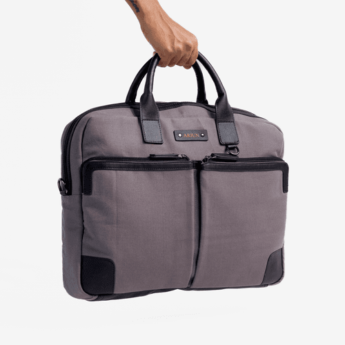 Personalised Urban Laptop Bag - Grey