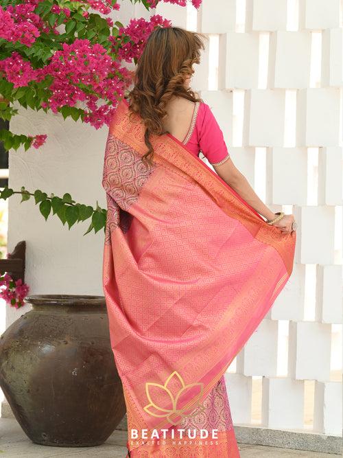 Multicolor Woven Banarasi Saree