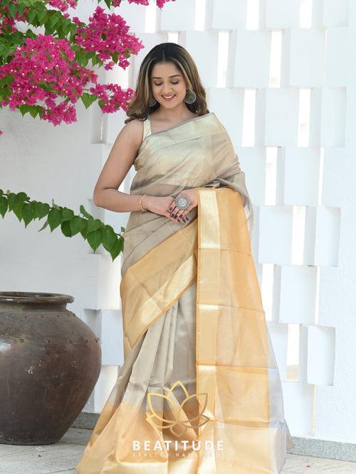 Multicolor Tissue Banarasi Saree