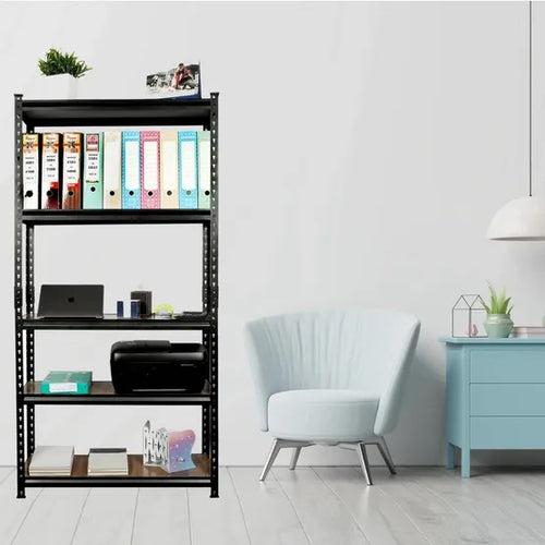 Homegenic Boltless Multi Purpose Adjustable Rack with Laminated Engineered Wood Shelves