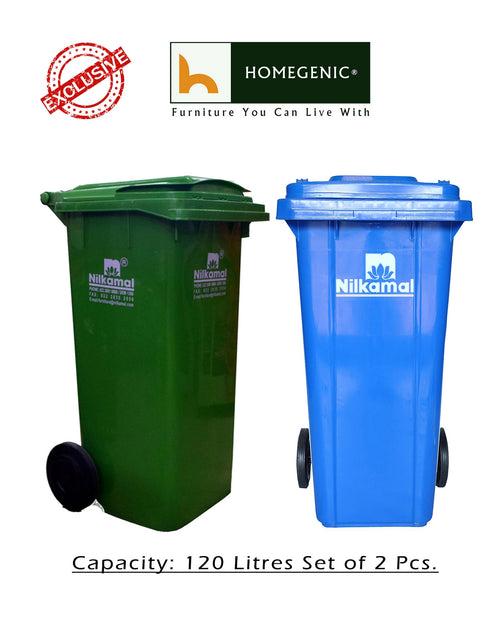 Nilkamal 120 Ltr Wheel Garbage Dustbin (Swachh Bharat Mission)