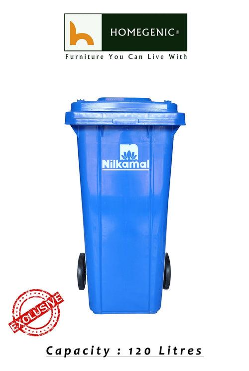 Nilkamal 120 Ltr Wheel Garbage Dustbin (Swachh Bharat Mission)