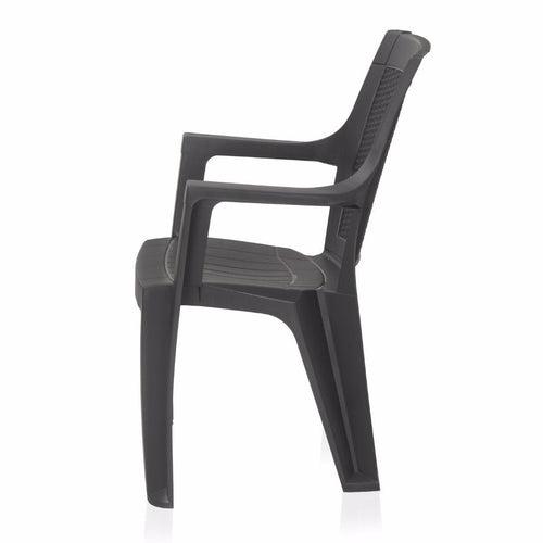 Nilkamal Mystique High Back Chair with Arm (Brown)