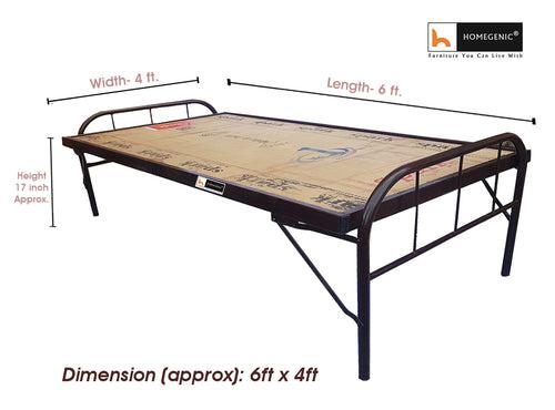 Homegenic Smart Folding Bed with Plywood 6x4 feet