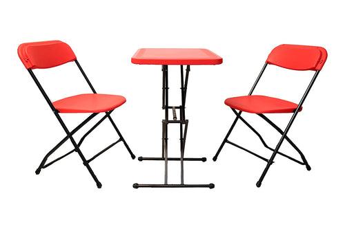 Scissor Folding Table with Chair Amity