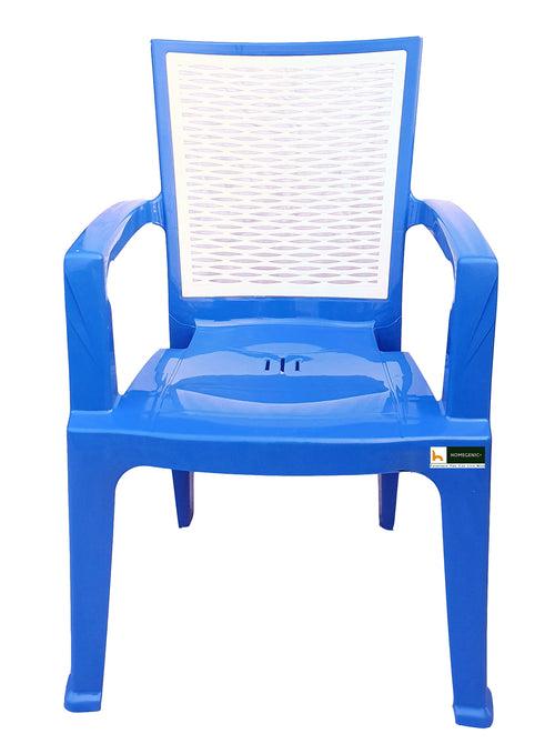 Homegenic River Plastic High Back Chair (Super Glossy Finish)