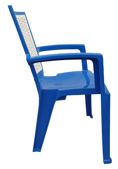 Homegenic River Plastic High Back Chair (Super Glossy Finish)