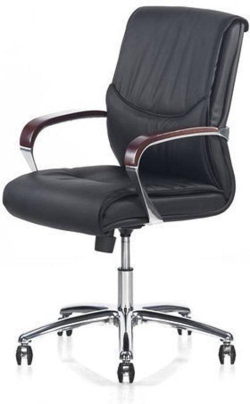 Nilkamal Boss Admiral Mid Back Office Chair (Black)