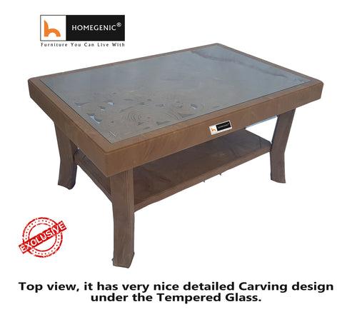 Nilkamal Rogue Coffee Table with Tempered Glass